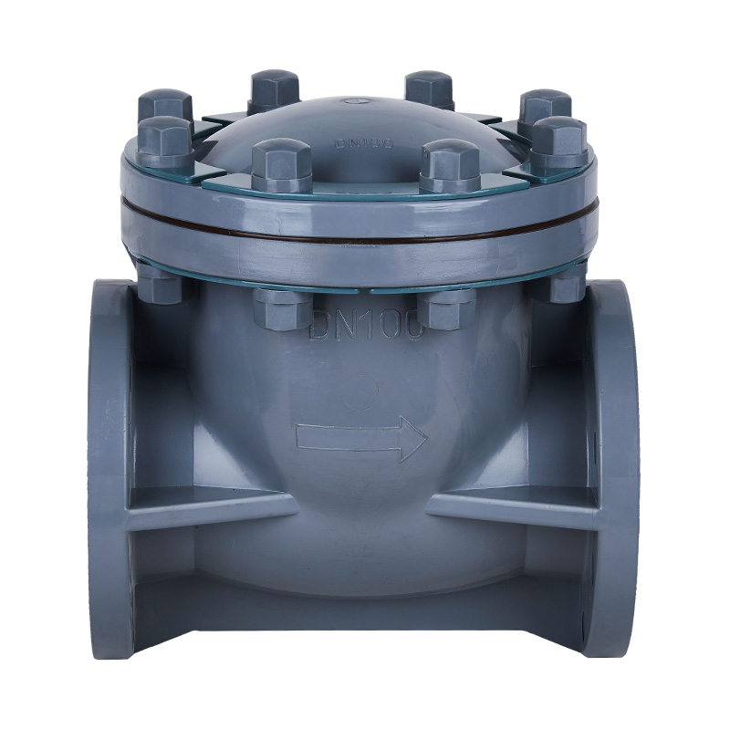 PVC-C H44F-10V nepovratni ventil zakretnog tipa DN15-300 1/2'-12' ANSI standard