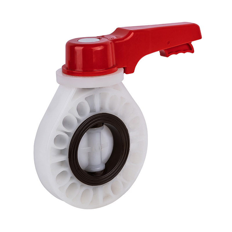 PVDF D71X-10F leptir ventil s ručnim kotačem DN15-200 15A-200A JIS standard