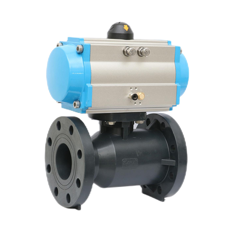 FRPP Q641F-10S pneumatski kuglasti ventil s prirubnicom DN15-300 1/2'-12' ANSI standard