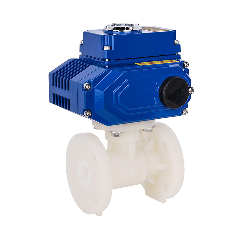 PVDF D941F-10F Kuglasti električni ventil s prirubnicom DN20-300 20A-300A JIS standard