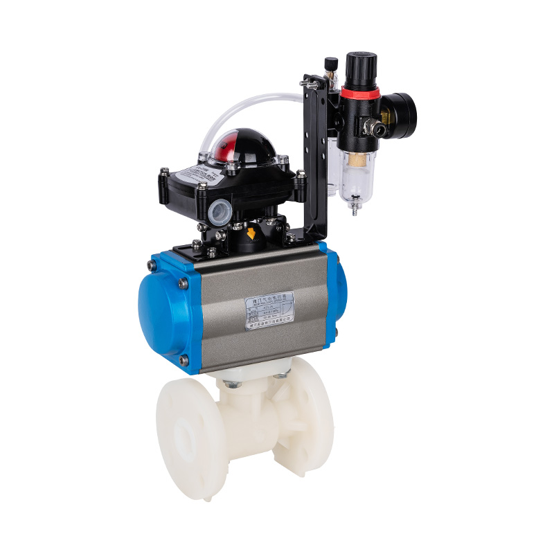 PVDF Q641F-10F pneumatski kuglasti ventil s prirubnicom DN15-300 GB Standard